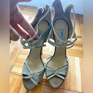 GLITTERY DISCO BALL JIMMY CHOO HEELS